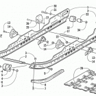 ZR 800 EFI Рельс скольжения и гусеница