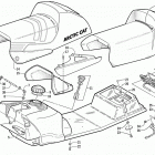 ZR 800 CC (BLACK) Топливный бак ,сиденье и задний фонарь