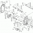 ZR 600 Редуктор и цепь миханизма