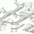 ZR 500 Рельс скольжения и гусеница