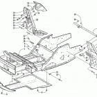 MOUNTAIN CAT 500 Передняя рама и подножки