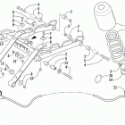 ZR 440 SNO PRO Задняя подвеска , амортизатор