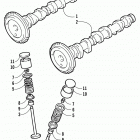 4-STROKE TRAIL Cam shaft  /  valve assembly
