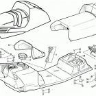 4-STROKE TRAIL Топливный бак ,сиденье и задний фонарь