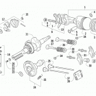 ZR 120 Поршень и коленвал