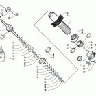 MOUNTAIN CAT 600 EFI Front suspension shock absorber (le)