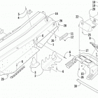 ZR 440 SNO PRO Tunnel, rear bumper, and taillight assemblies