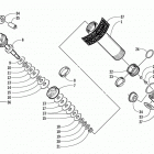 MOUNTAIN CAT 600 EFI Задняя подвеска ,задний амортизатор