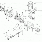 PANTERA 580 EFI Поршень и коленвал