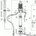 ZR 440 SNO PRO (SNO-CROSS) Rear suspension front arm shock absorber (cross co...