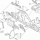 Z 440 SNO PRO Крепление рулевого управления