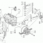PANTHER 340 Опора двигателя и вариатор