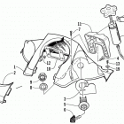 MOUNTAIN CAT 600 EFI Console and switch assembly (le)