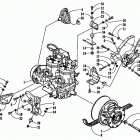 PANTHER 550 Опора двигателя и вариатор