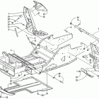 ZL 600 EFI Передняя рама и подножки