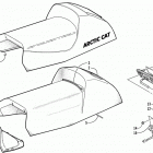 ZL 600 EFI Seat and taillight assembly