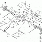 ZR 600 EFI Задняя подвеска ,задний рычаг
