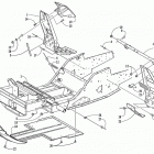 PANTERA 580 EFI Передняя рама и подножки
