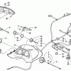 TRIPLE TOURING 600 Instruments and wiring assemblies