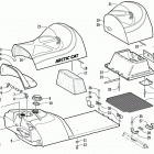 PANTERA 1000 Топливный бак и сиденье
