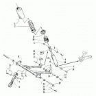 Jag 340 DLX Задняя подвеска , амортизатор
