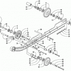 MOUNTAIN CAT 800 Промежуточные колеса и оси