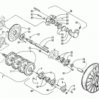 MOUNTAIN CAT 800 Вал приводной трака и тормоза