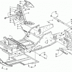 TRIPLE TOURING 600 Передняя рама и подножки