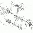 PANTERA 580 EFI Вал приводной трака и тормоза