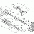 MOUNTAIN CAT 1000 Вал приводной трака и тормоза