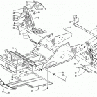 ZR 600 Передняя рама и подножки