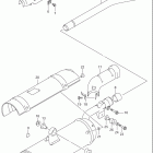 LT-F500F Vinson 4WD Глушитель