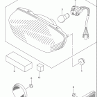 LT-F500F Vinson 4WD Задний фонарь
