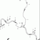 LT-F500F Vinson 4WD Передние тормозные трубки