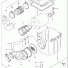 LT-A500F VINSON 4x4 AUTOMATIC Воздухозаборник