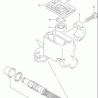 LT-F500F Vinson 4WD Главный тормозной цилиндр,передний