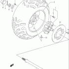 LT-F500F Vinson 4WD Заднее колесо правое