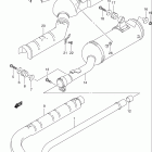LT-A500F VINSON 4x4 AUTOMATIC Глушитель