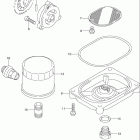 LT-A500F VINSON 4x4 AUTOMATIC Масляный насос