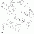 LT-F500F Vinson 4WD Передний суппорт тормозной