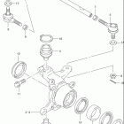 LT-F500F Vinson 4WD Рулевая , поворотный кулак