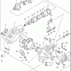LT-A500F VINSON 4x4 AUTOMATIC Final bevel gear (front) (model k3)