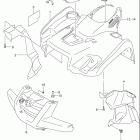LT-F500F Vinson 4WD Переднее крыло