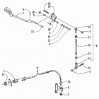 PANTERA 580 EFI Рычага переключения заднего хода