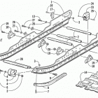 ZR 440 SNO PRO Рельс скольжения и гусеница