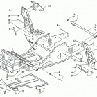 THUNDERCAT THC BLACK Передняя рама и подножки