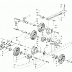 BEARCAT 440 Задняя подвеска оси в сборе