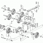 BEARCAT WT Задняя подвеска оси в сборе