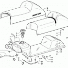 Z 120 Топливный бак ,сиденье и задний фонарь