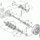 POWDER SPECIAL 700 Вал приводной трака и тормоза